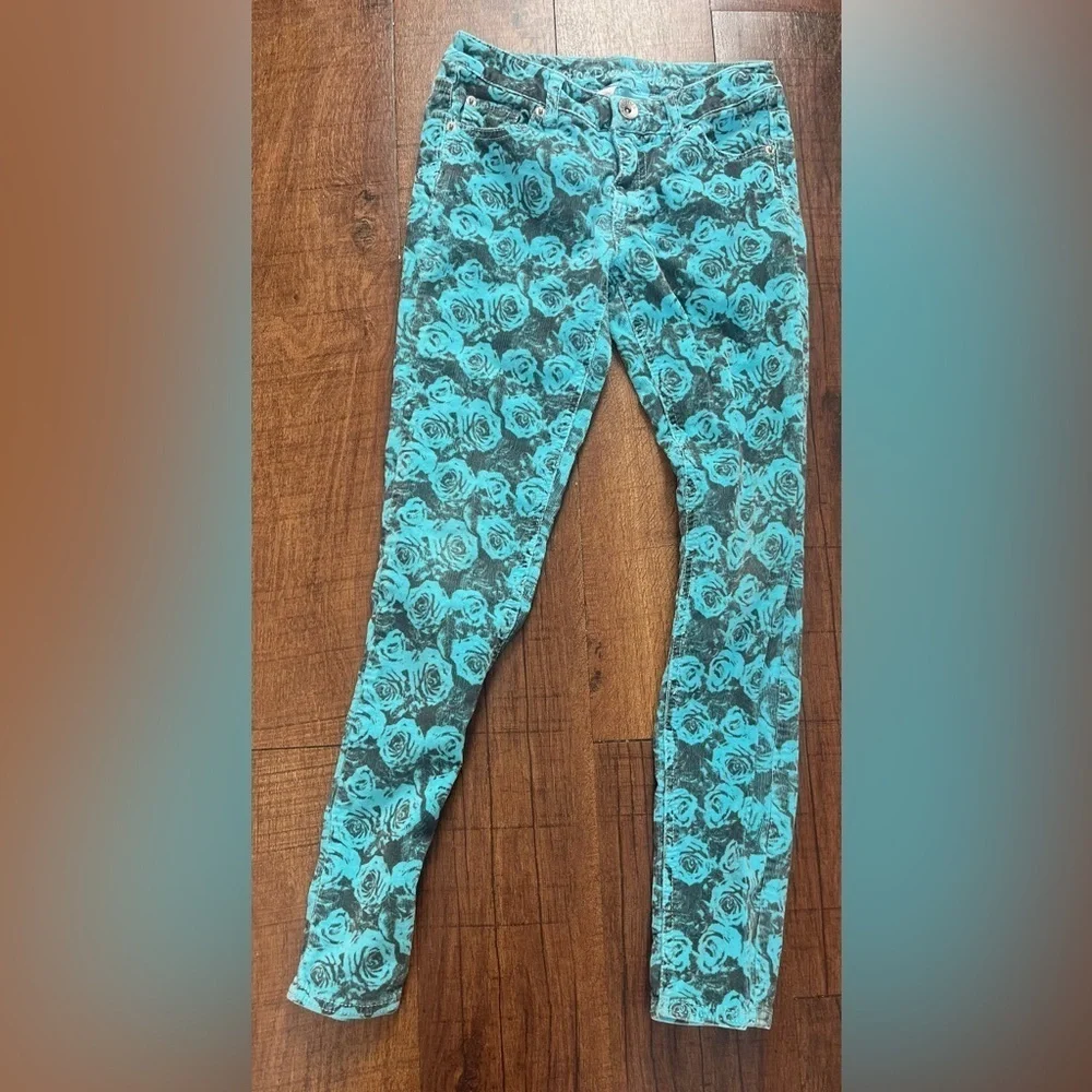 Justice girls bundle of  jeggings & jeans 4 pairs sz 12